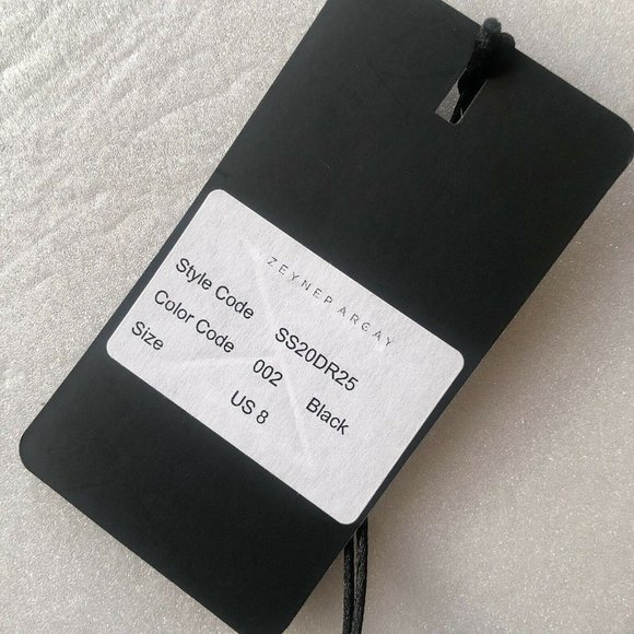 Zeynep Arcay Square Neck Mini Knit Dress Black 8 - Picture 8 of 9